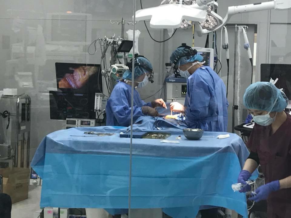 Operating theater at the Jasmine Clinic in Japan